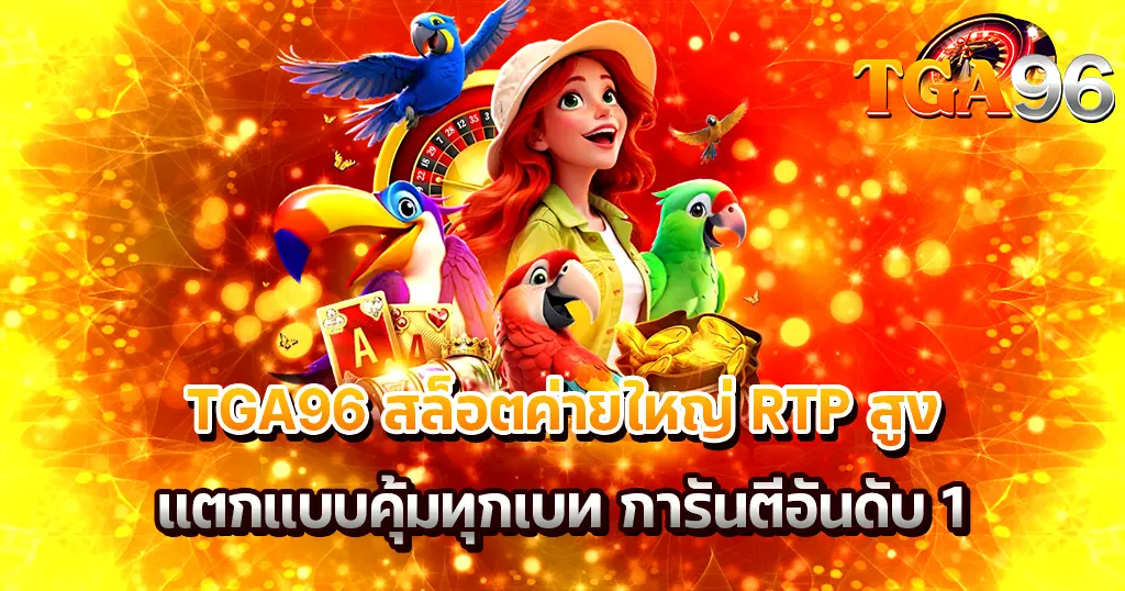 TGA96 สล็อตค่ายใหญ่รวมเกมนกสีสันสดใส RTP สูง แตกคุ้มทุกเบท พร้อมเอฟเฟกต์ทองระเบิดเต็มจอ